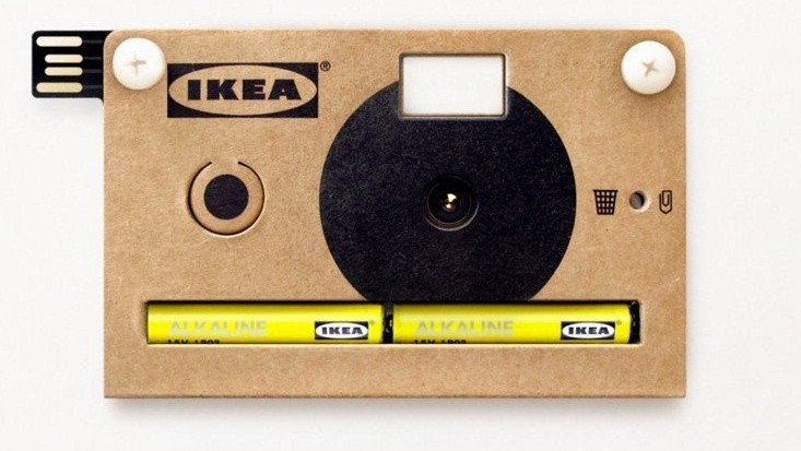 Papierowy, cyfrowy aparat od IKEA...