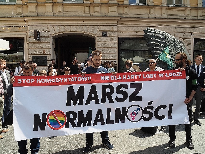 Narodowcy i członkowie ONR na Marszu Normalności w Łodzi