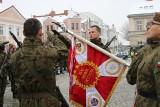 Żołnierze Obrony Terytorialnej przeszli pętlę taktyczną i złożyli przysięgę wojskową w Koninie