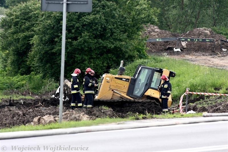 Uszkodzona sieć gazowa na ul. Maczka