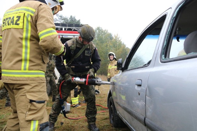 Szkolenie terytorialsów oraz strażaków z gminy Rudka