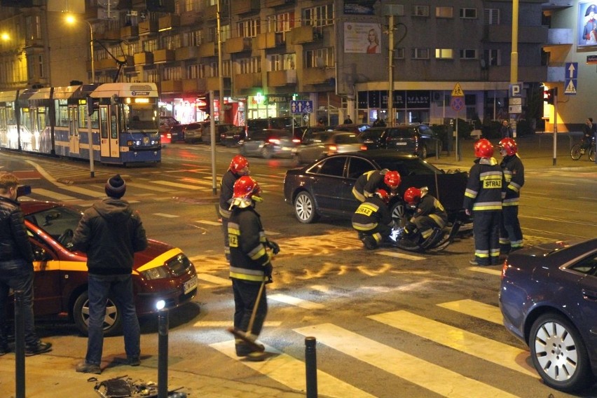 Wypadek na skrzyżowaniu Kołłątaja i Kościuszki