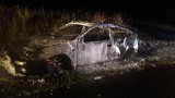 Mazda w Bochlinie spłonęła doszczętnie. Ktoś ją podpalił?