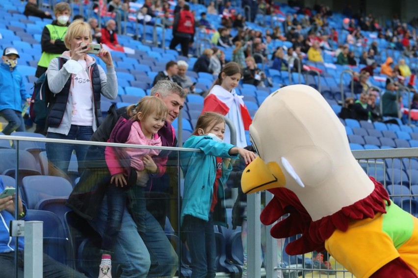Kibice oglądali na Stadionie Śląskim zmagania lekkoatletów w...