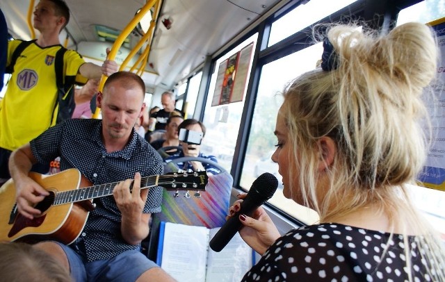 Koncert podobał się pasażerom miejskiego autobusu