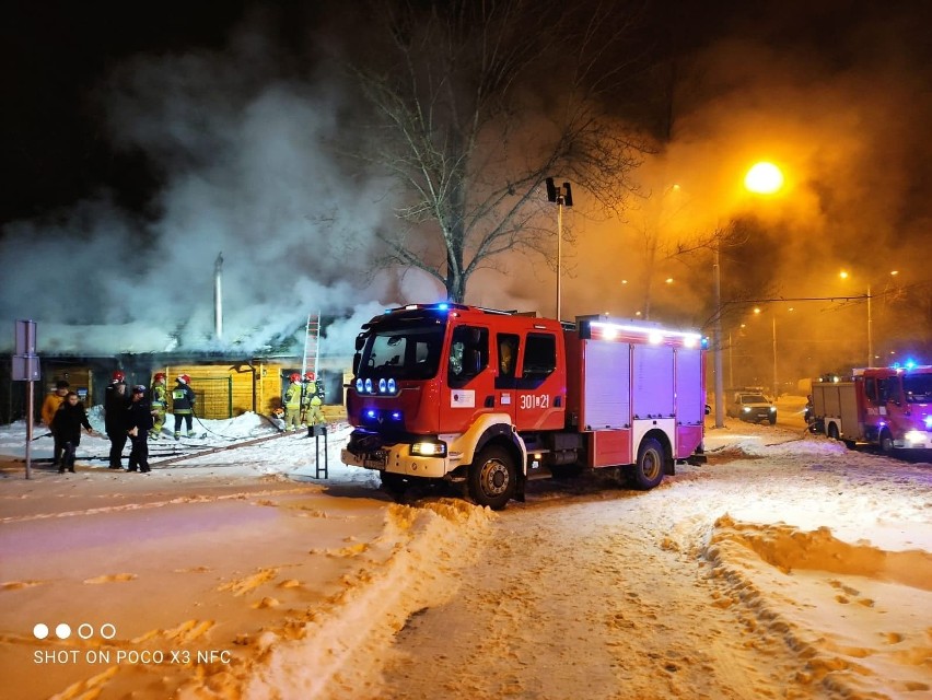 Nocny pożar w restauracji przy ul. Zana w Lublinie. Duże straty. Zobacz zdjęcia