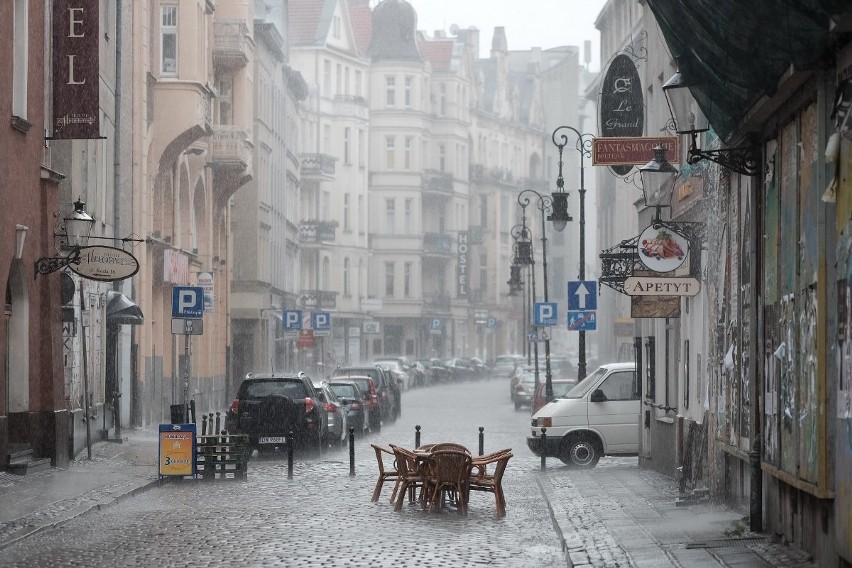 Wtorkowa burza i ulewa w Poznaniu