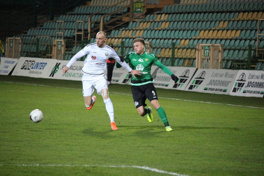 Górnik Łęczna - Górnik Polkowice 2:1. Zwycięstwo rzutem na taśmę. Zobacz zdjęcia