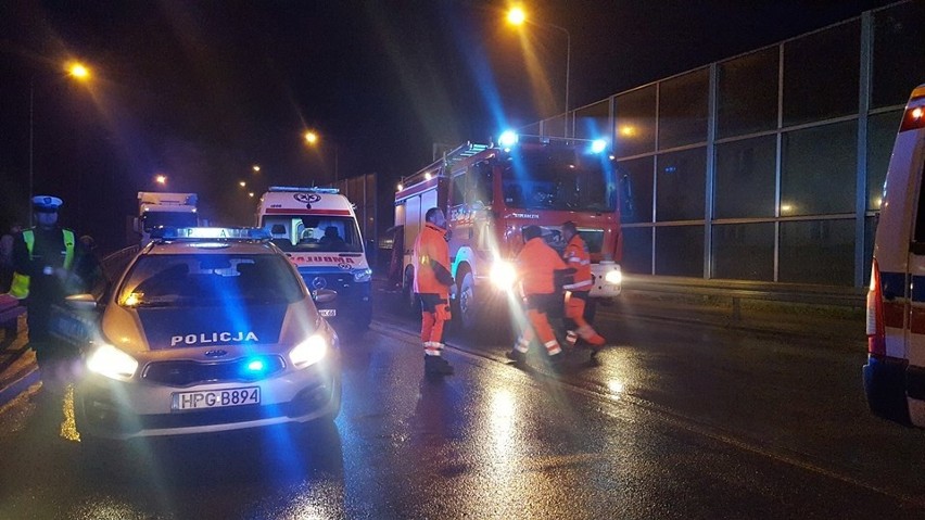 Poważny wypadek w Krzeszowicach. Dziewięć osób zostało rannych