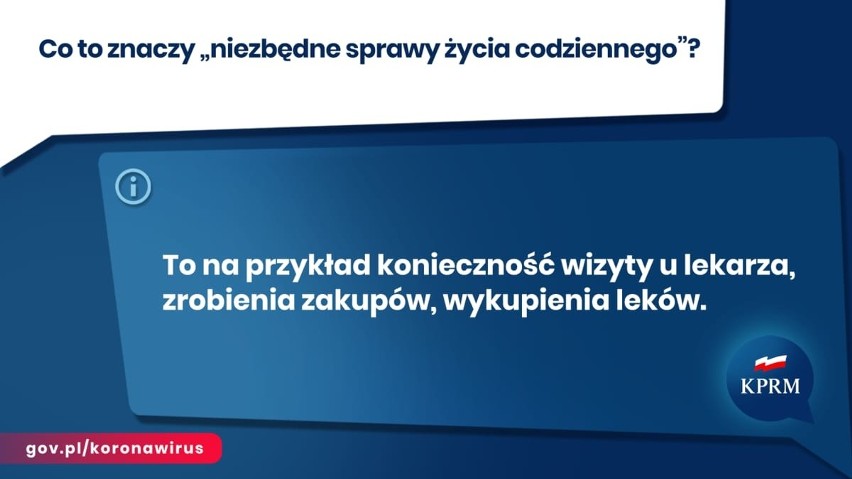 Zakaz wychodzenia z domu. Co to oznacza? Zobaczcie pytania i...