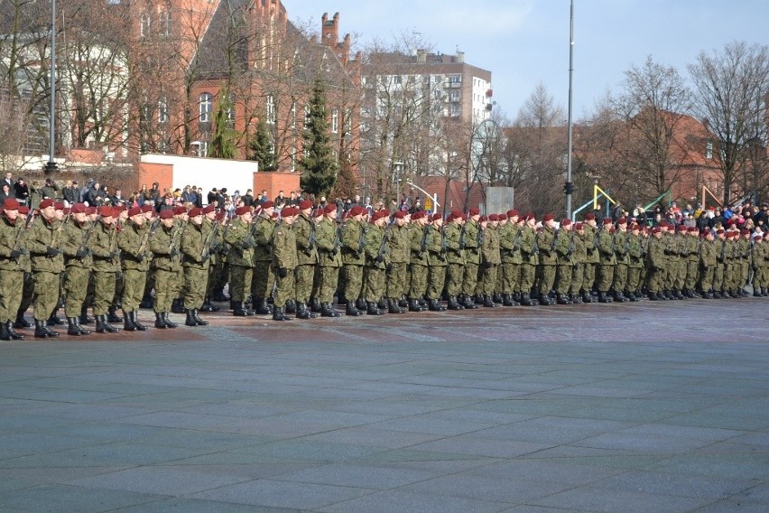 Przysięga wojskowa w Gliwicach