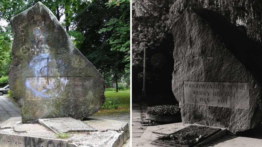 Pomnik „Poległym za utrwalanie władzy ludowej 1944-1974" w...