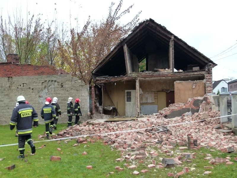 Katastrofa budowlana w Rzgowie [zdjęcia]