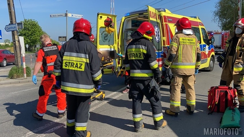 Wypadek na linii kolejowej Opole - Kędzierzyn-Koźle.