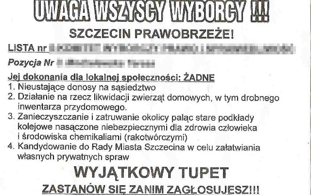 Ulotka w całej swojej okazałości. (KLIKNIJ, żeby powiększyć)