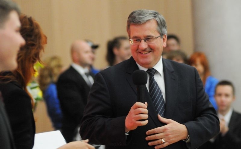 Bronisław Komorowski w Zielonej Górze