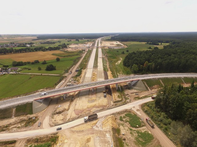Budowa autostrady A1 w województwie śląskim (lipiec/sierpień 2018)