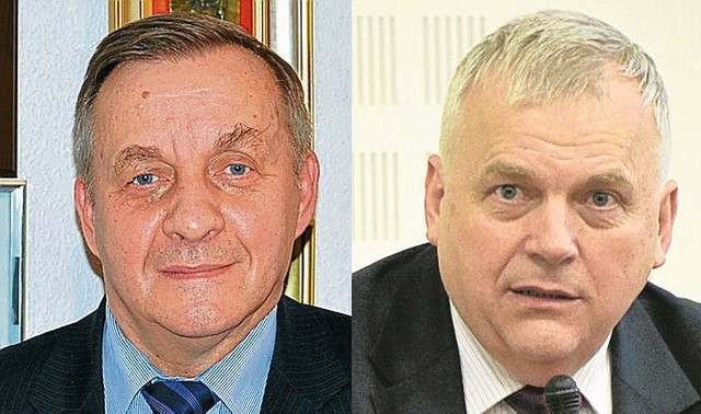Włodzimierz Pietroczuk, radny sejmikowy SLD i Bogusław Dębski, wiceszef klubu PIS w sejmiku