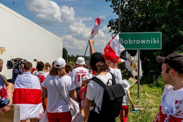 Przejście graniczne w Bobrownikach. Miasteczko namiotowe zostało rozebrane. Protestujący walczą o otwarcie granic Białorusi (zdjęcia)