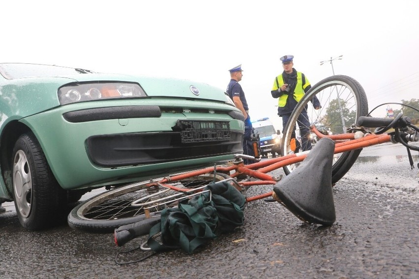 Do wypadku z udziałem rowerzysty doszło dziś w Toruniu