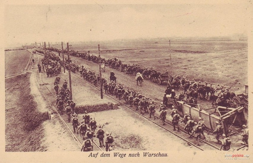 18 listopada 1914 wojska niemieckie wkroczyły do Zgierza,...
