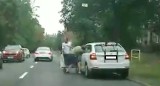 Kto pobił kierowcę samochodu w Zabrzu. Bo ten zajechał drogę WIDEO