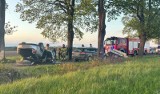 Wypadek koło Białogardu. Zderzyły się dwa auta osobowe [ZDJĘCIA]