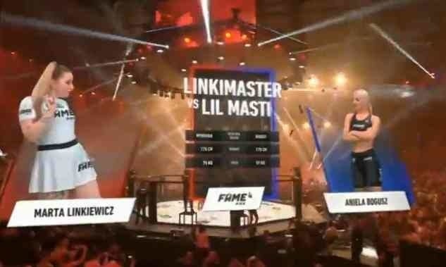 Fame MMA 4. Linkiewicz - LilMasti Seksmasterka cała walka,...