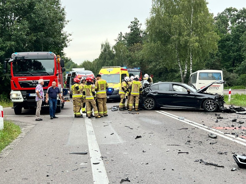 Groźny wypadek na trasie Lubartów-Lublin. Droga jest zablokowana