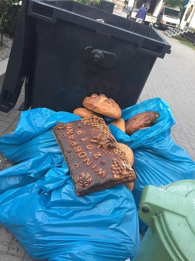 - Chwilę po zrobieniu tego zdjęcia podszedł artysta i zabrał chleb twierdząc, że przyda mu się do rzeźby. Jak widać można było go jeszcze jakoś wykorzystać - mówi mama Jagody