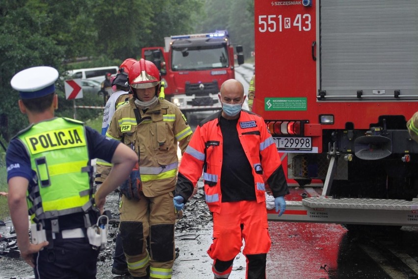 Miejsce tragicznego wypadku, do którego doszło 3 lipca