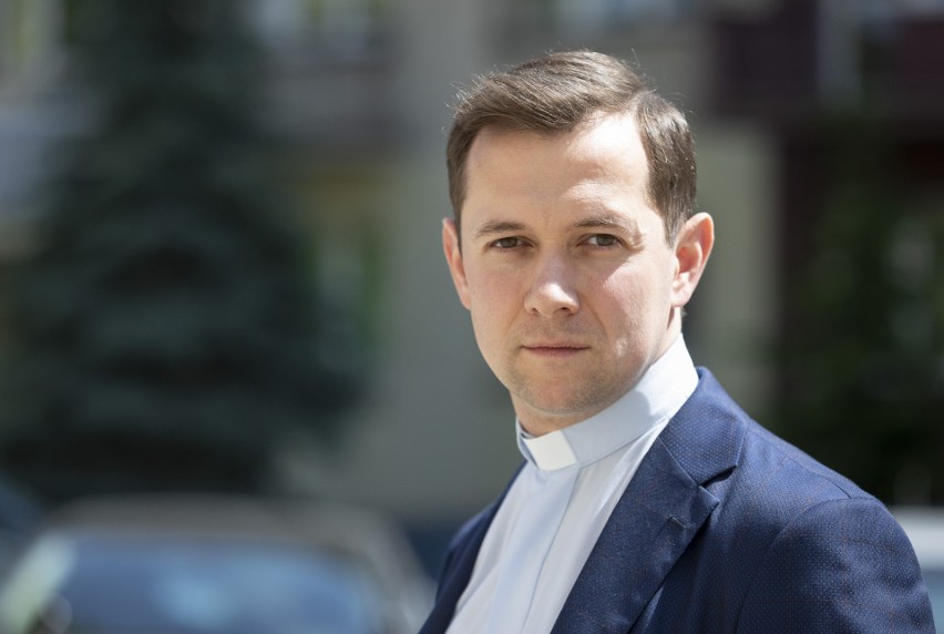 ks. dr Krzysztof Matuszewski,  rektor Wyższego Śląskiego...