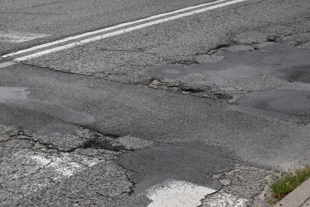 Tak wygląda droga między Olkuszem a Rabsztynem