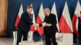 Jarosław Kaczyński w Suwałkach. Prezes PiS popiera przebieg Via Carpatia po trasie Białystok - Augustów 