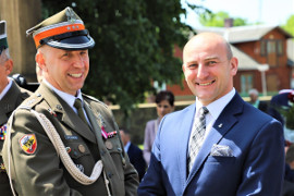 Płk Paweł Lachowski i dr Marek Jedynak