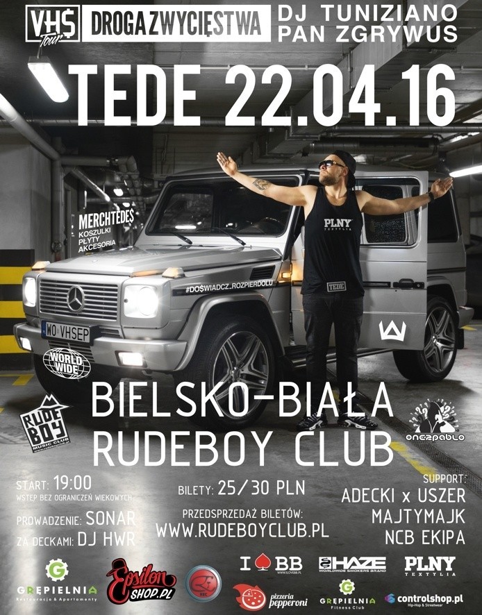 Raper TEDE w Bielsku-Białej...