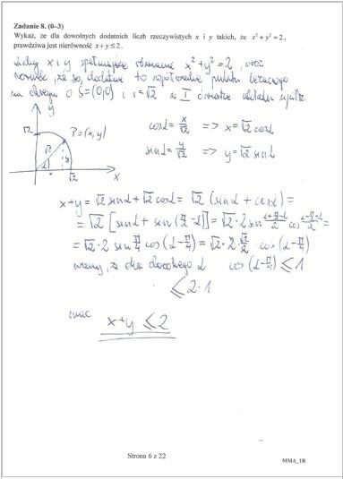 Matura 2016 z matematyki, poziom rozszerzony. ZADANIA TESTY ROZWIĄZANIA