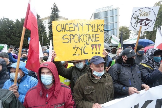 Tak było podczas ostatniego protestu rolników w Warszawie, w którym wzięli udział także gospodarze z naszego regionu