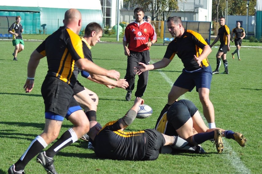 Rugbyści w Szczecinku.