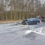 Poważny wypadek w Bożenkowie. Dwie osoby w szpitalu