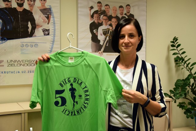 Małgorzata Ratajczak - Gulba z Uniwersytetu Zielonogórskiego zaprasza na V Bieg dla transplantacji