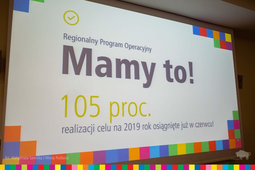 Nasz region osiągnął 105 proc. celu jeśli chodzi o...