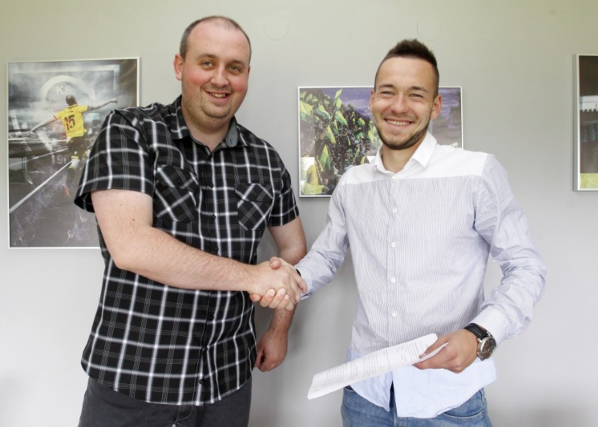Piotr Ceglarz i Antonin Bucek podpisali kontrakty z GieKSą