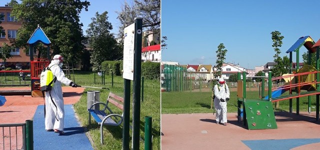 Place zabaw w Staszowie i gminie Staszów zostały przygotowane do ponownego użytkowania.