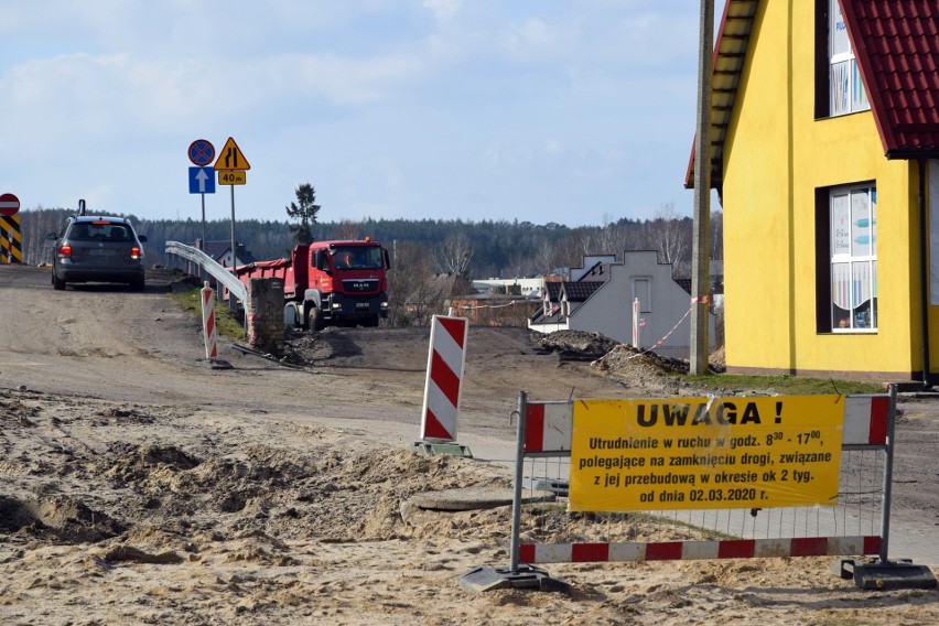 Przebudowa ulicy Chrobrego w Miastku