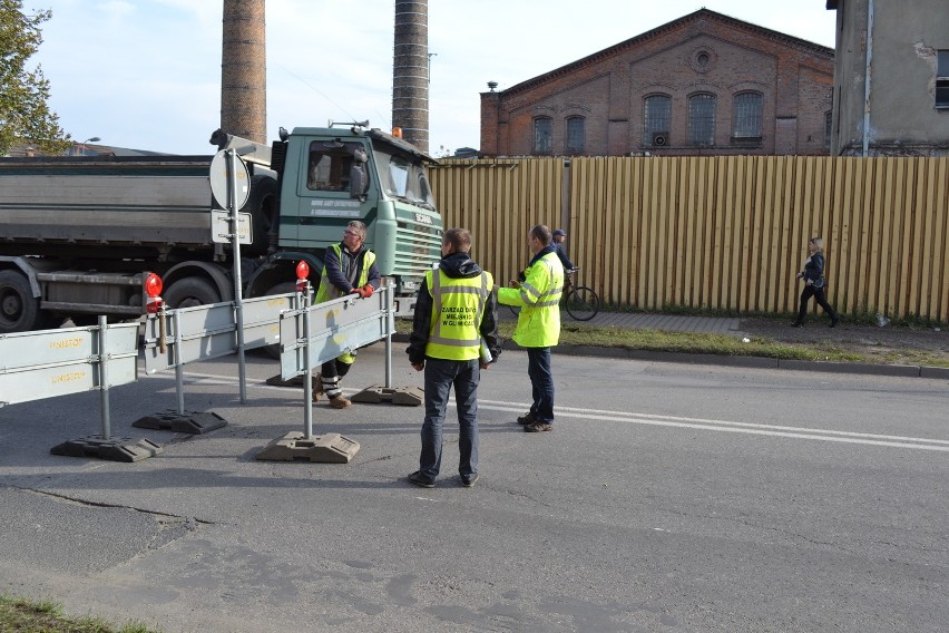 Budowa DTŚ Gliwice: ul. Śliwki zamknięta