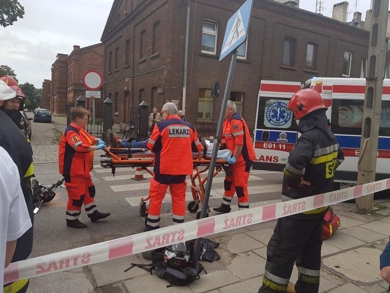 Wypadek na ul. Przędzalnianej. Kierowca citroena nie ustąpił...