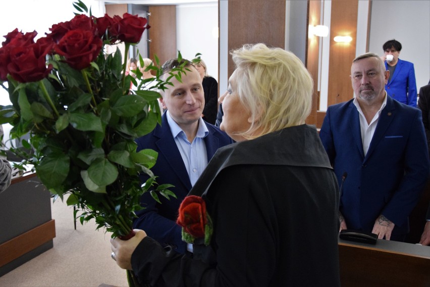 Gościem Rady Powiatu Inowrocławskiego był Krzysztof Brejza,...