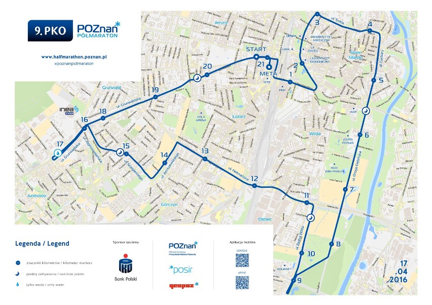 9. PKO Poznań Półmaraton startuje 17 kwietnia