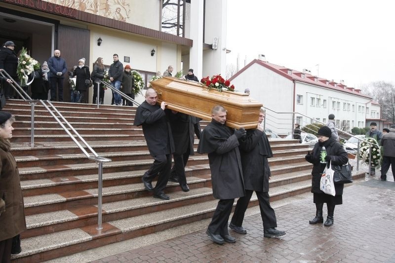 Pogrzeb tragicznie zmarłego mężczyzny